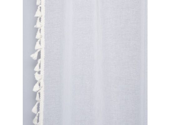 Firanka z tunelem ASENA 140 x 260 cm, kolor ecru