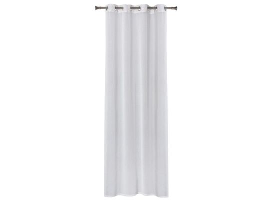 Firanka z kółkami GAJA, 290 x 160 cm, kolor biały