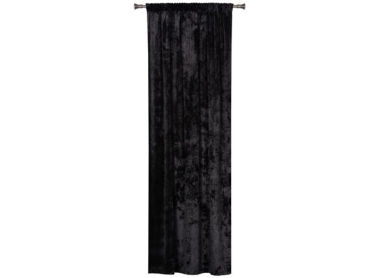 Zasłona na taśmie FROSTY 140 x 260 cm, czarna