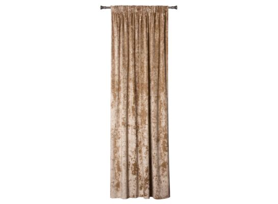 Zasłona na taśmie FROSTY 140 x 260 cm złoty