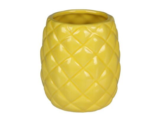 Kubek PINEAPPLE 9 x 10,5 cm żółty