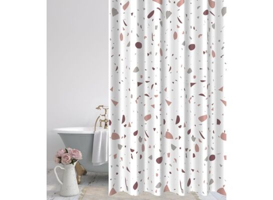 Zasłona prysznicowa GRANZA 180 x 200 cm biały