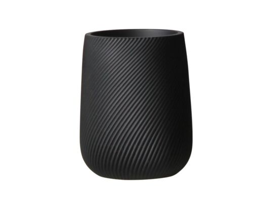 Kubek RIBS 8 x 8 x 10 cm czarny