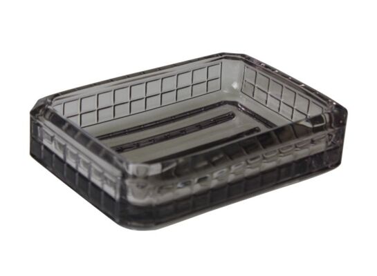 Mydelniczka SQUARE 12 x 8 x 3 cm szary