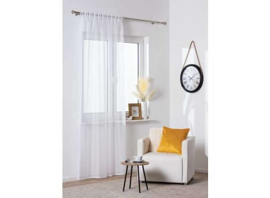 Firanka z taśmą ELISA, 140 x 300 cm, kolor biały