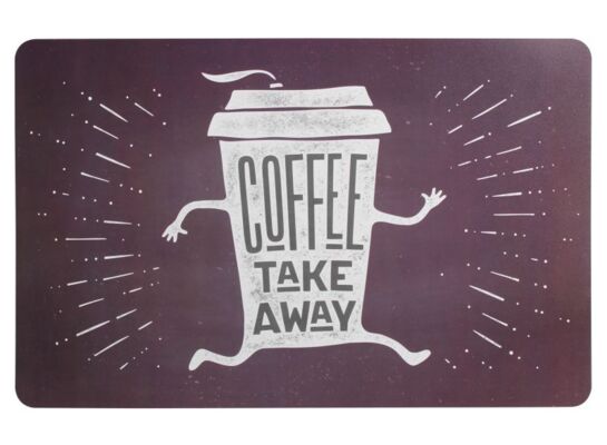 Podkładka TAKEAWAY 43,5 x 28 cm szary
