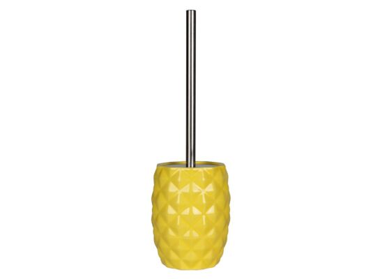 Szczotka do WC PINEAPPLE 12 x 36 cm żółty