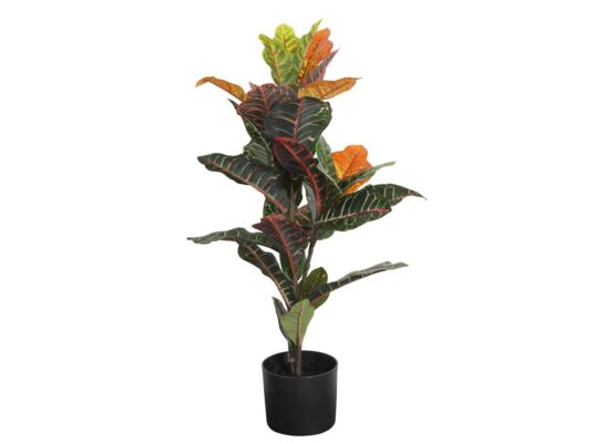 Sztuczny kwiat w doniczce KROTON 75 cm