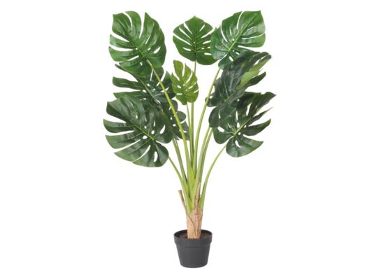 Sztuczny kwiat w doniczce MONSTERA 90 cm zielony