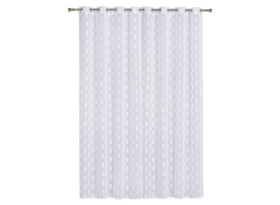 Firana z kółkami CLOUD 290 x 260 cm, kolor biały