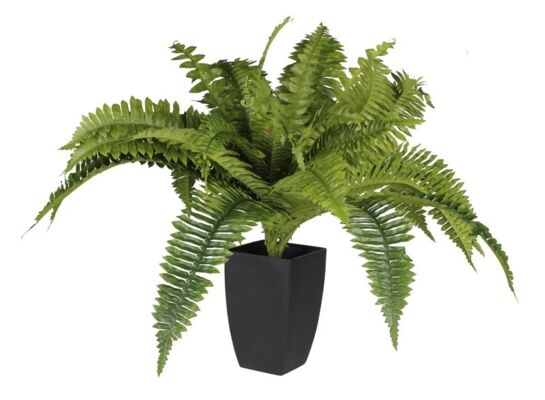 Sztuczny kwiat w wysokiej doniczce PAPROĆ 55 cm