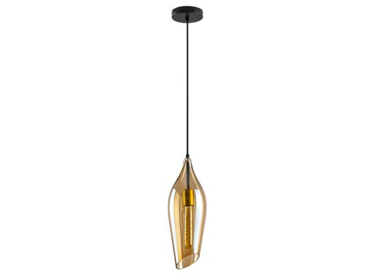 Lampa wisząca Bellini czarno-bursztynowy E27 14 cm x 100 cm Rabalux