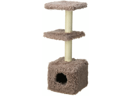 Drapak dla kota 30 x 30 x 89 cm brązowy