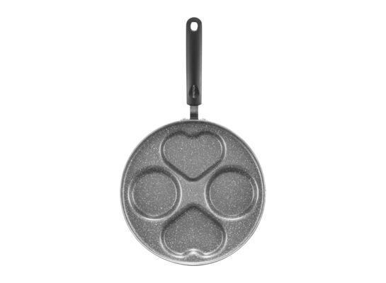 Patelnia do jajek z powłoką Qualum Basic Stone Edition Pedra 26 cm Ambition