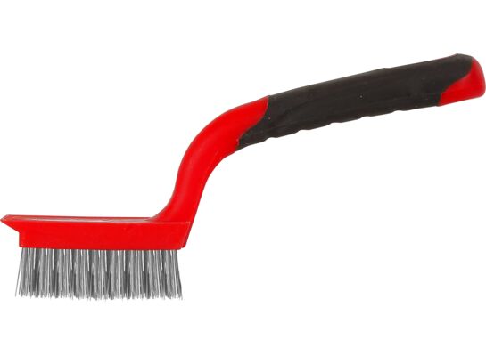 Szczotka druciana - stal nierdz 5 x 11 rzędów 180 mm Proline