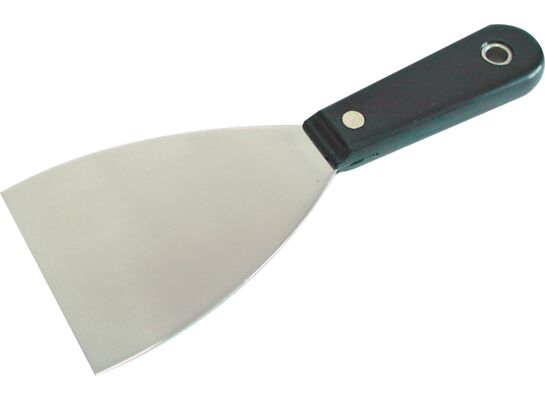 Szpachelka 125 mm polerowana rękojeść plastikowa