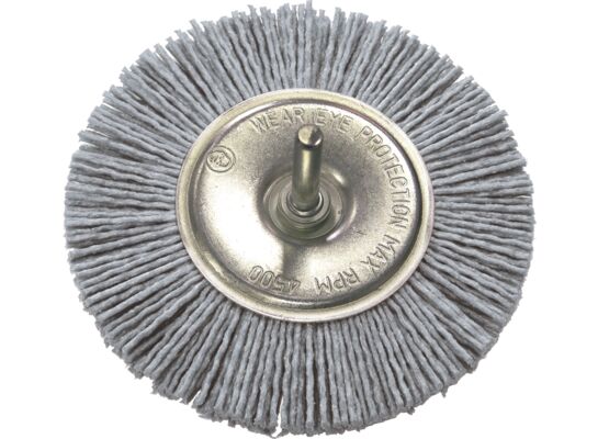 Szczotka tarczowa ścierna fi 100 mm trzpień 6 mm Proline