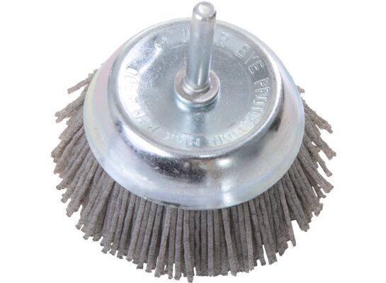 Szczotka doczołowa ścierna fi 75 mm trzpień 6 mm Proline