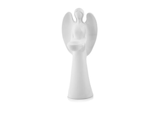 Figurka ceramiczna Anioł biały 35 cm