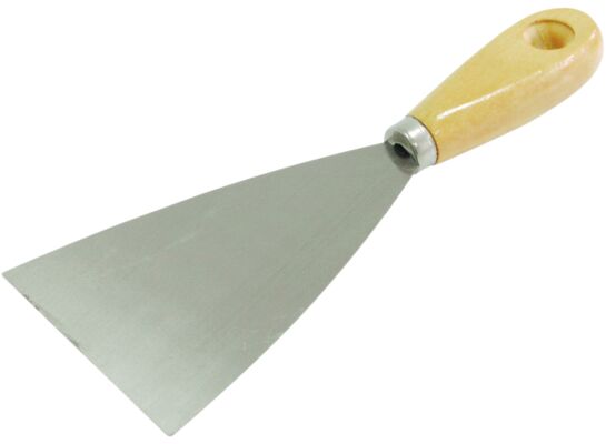 Szpachelka 100 mm drewniana rękojeść