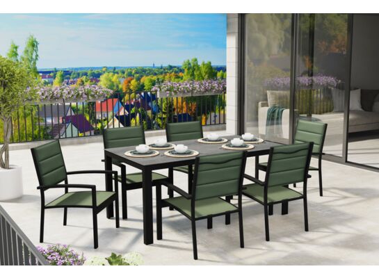 Zestaw ogrodowy Dusk stół i 6 foteli