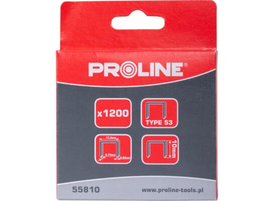 Zszywki typ a/53, 14 mm 11,3 x 0,75 mm 1200 sztuk Proline