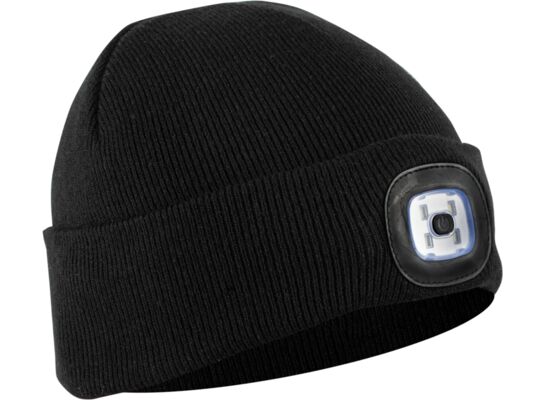 Czapka akrylowa z oświetleniem led, czarny, ce, lahti