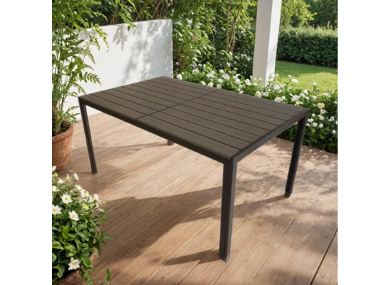 Stół Spark 150 x 89,5 x 71,5 cm brązowy