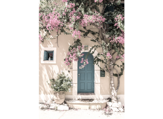 Obraz na płótnie 50 x 70 cm Zielone Drzwi