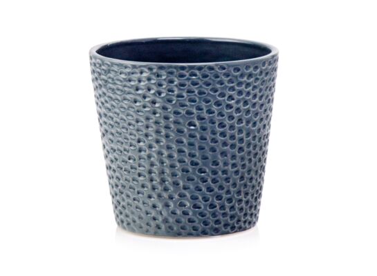 Osłonka ceramiczna turkusowa ciemna 13 cm