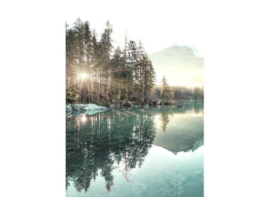 Obraz na płótnie 100 x 70 cm Jezioro Górskie