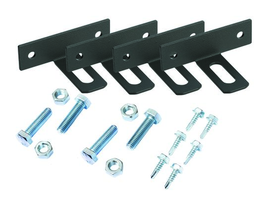 Łącznik do przęsła T ocynk antracyt struktura 4 sztuki Polbram