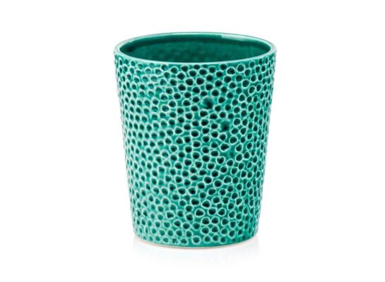 Osłonka ceramiczna turkusowa 11 cm