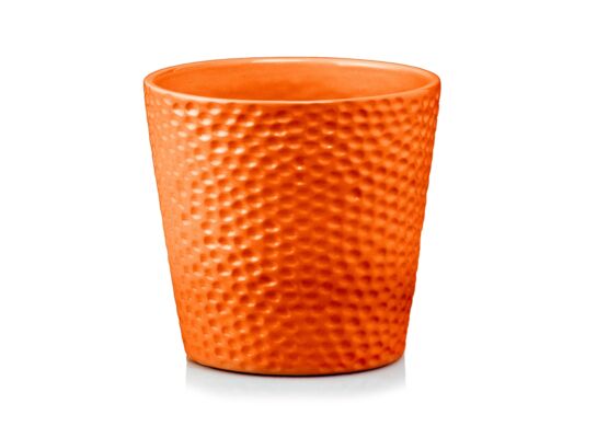 Osłonka ceramiczna musztardowa ciemna 13 cm