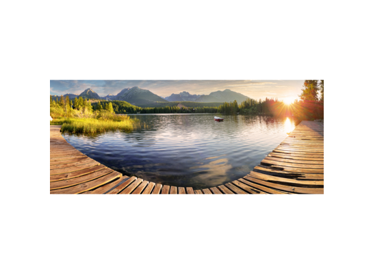 Obraz na płótnie 120 x 50 cm Pomost górski