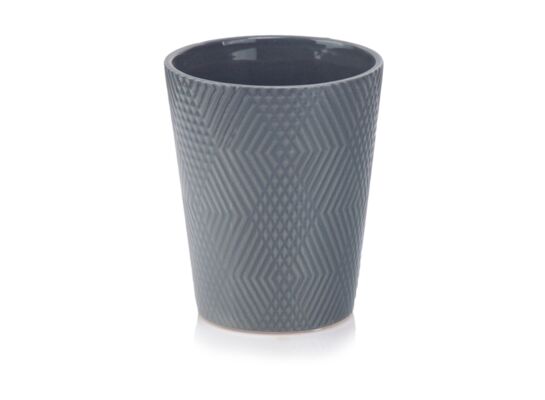 Osłonka ceramiczna turkusowa ciemna 15 cm