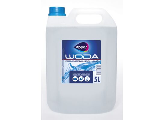 Woda demineralizowana 5 l Stapar