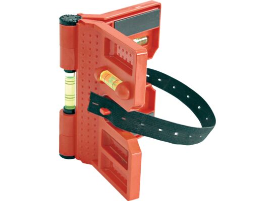 Poziomica do słupków z regulacją kąta magnet + opaska Proline