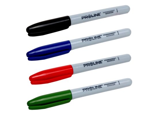 Marker permanentny okrągły 4 rodzaje kolorów Proline