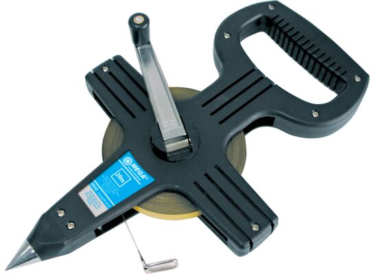 Miara 50 m taśma stalowa obudowa otwarta