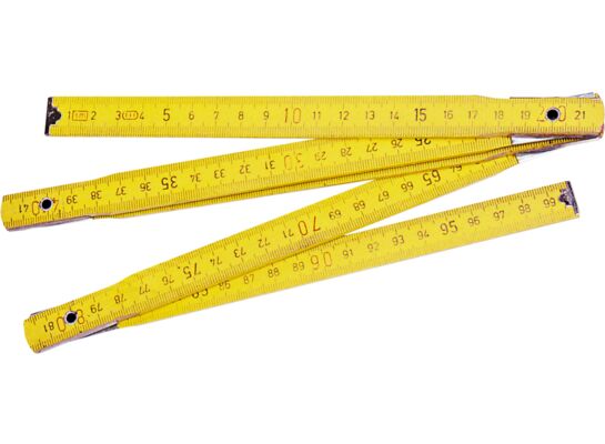 Miara drewniana składana 1 m 5 części