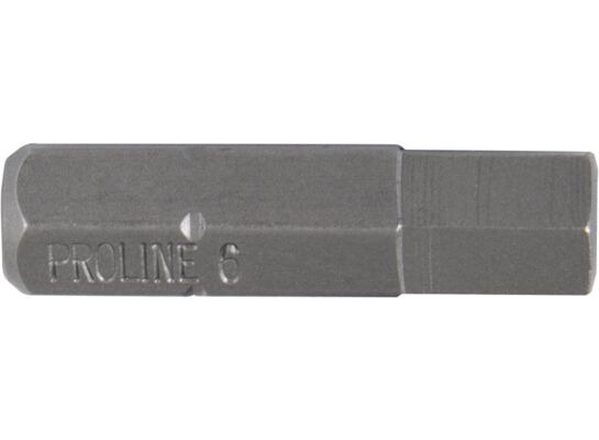 Końcówka 1/4" 6-kątna 4 mm l = 25 mm 2 sztuki CRV PROLINE