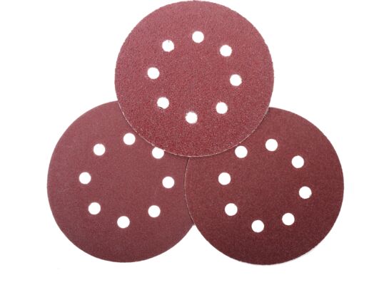 Krążki ścierne na rzep z otworami 125 mm gradacja 80 5 sztuk Proline