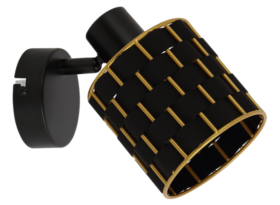 Kinkiet Thiago czarny 1x E14 40W