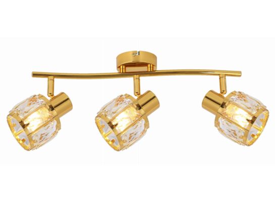 Listwa Crownie złoty 3x E14 40W