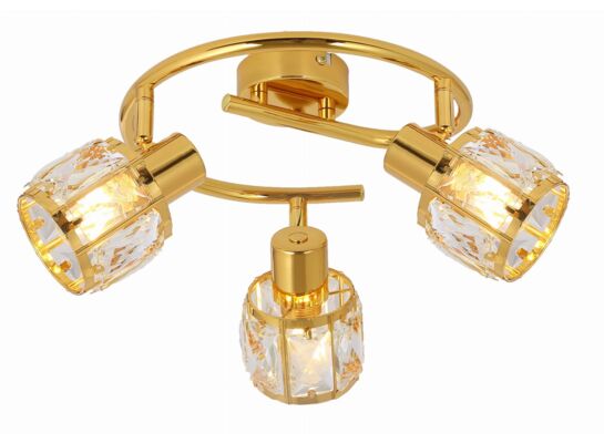 Spirala Crownie złota 3x E14 40W