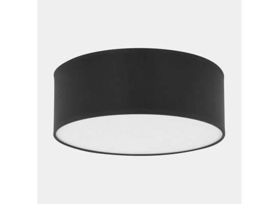 Lampa sufitowa Rondo 45 x 15 cm czarno-biały