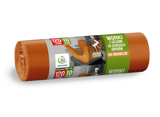 Worki do segregacji bio 120 l 10 sztuk