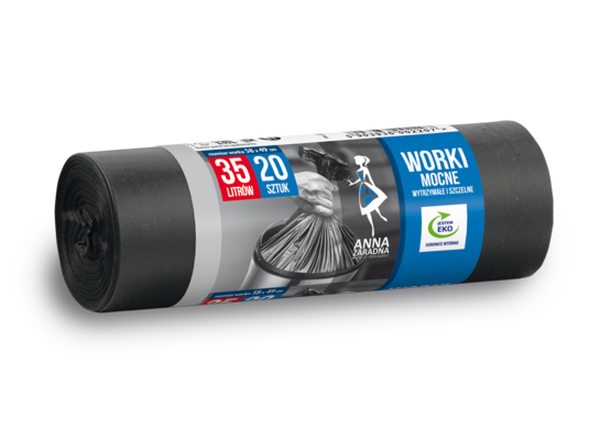 Worki na śmieci MOCNE 35 l 20 sztuk