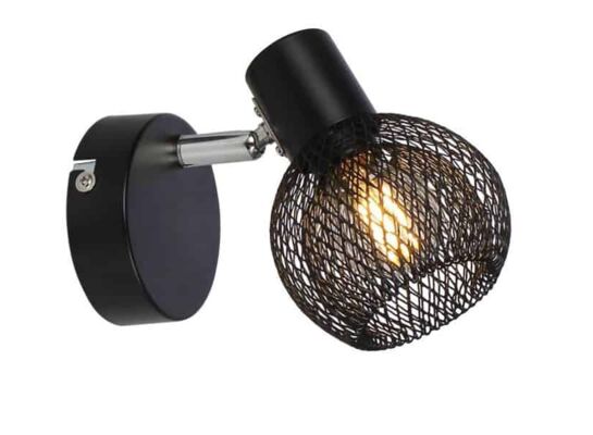 Kinkiet Loretto czarny 1x E14 40W